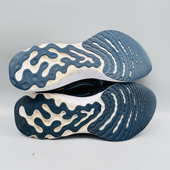 Nike Shoes Mens 12 Blue React Infinity Run Flyknit 3 Runners Running Sneakers - Picture 10 of 13